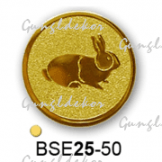 Érembetét nyúl nyuszi BSE25-50 25mm arany