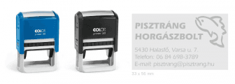 COLOP Printer 38 komplett bélyegző (gumival együtt) 56x33mm-es lenyomattal