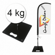 Flying banner (strandzászló) lapos talp 4 kg