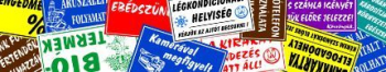 dekorwebshop - üzletfelszerelési táblák matricák