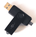 8 GB-os kétvégű pendrive usb és micro usb csatlakozóval egyedi gravírozott szöveggel