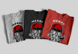 Merry Christmas vicces télapós karácsonyi férfi póló