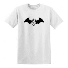 Batman fejes egyedi grafikás férfi póló