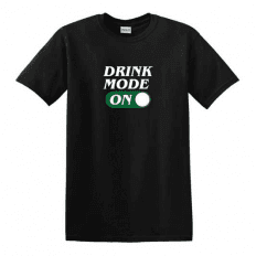 Drink mode on egyedi grafikás férfi póló