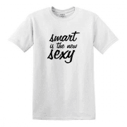 Smart is the new sexy egyedi grafikás férfi póló