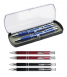 Alumínium golyóstoll és mechanikus ceruza készlet dobozban több színben egyedi gravírozott szöveggel