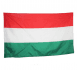 Magyar zászló bújtatóval szalaggal 90x150cm
