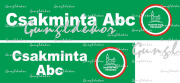 Magyar Falu Program kistelepülési üzletek Bolt név tábla matrica 150x45 cm-es méretben