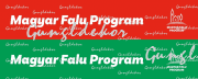 Magyar Falu Program kistelepülési üzletek kirakat matrica