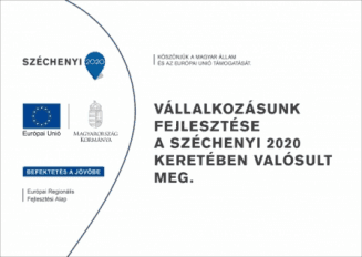 Széchenyi 2020 - Pénzügyi eszközök emlékeztető projekt tábla matrica A/3