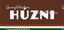 Nemzeti dohányboltos húzni tábla matrica, barna alapon