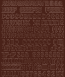 1 cm-es öntapadós betűk, barna színben