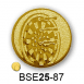 Érembetét darts BSE25-87 25mm arany