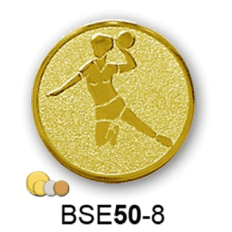 Érembetét kézilabda női BSE50-8 50mm arany