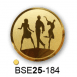 Érembetét tánc fashion dance BSE25-184 25mm arany