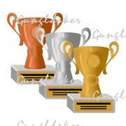 Serleg gravírozott táblával ellátva 13-19 cm magasságban MINI serlegek