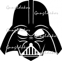 Darth véder 2 db plottervágott autós matrica applikáló fóliával