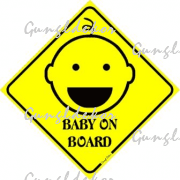 Baby on board fej matrica