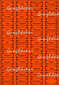 Fűszeres Fűszerek cimke matrica - Egyéb matricák táblák | dekorwebshop.hu