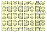 Fűszeres Fűszerek jelölő címke csomag (normál+EXTRA) matrica