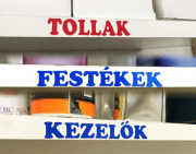 Polcjelölő feliratok öntapadós matrica