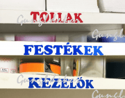 Polcjelölő feliratok öntapadós matrica