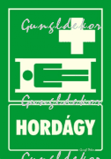 Vészhordágy piktogram felirattal, fluor utánvilágító anyagból tábla matrica