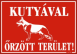 Kutyával őrzött terület matrica tábla