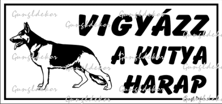 Vigyazz A Kutya Harap Kutyaval Tabla Matrica Altalanos Tilto Biztonsagtechnikai Es Figyelmezteto Jelzesek Dekorwebshop Hu