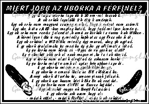 Miért jobb az uborka a férfinél? humoros vicces tábla matrica