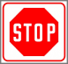 Stop matrica tábla