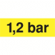 1,2 bar sárga matrica