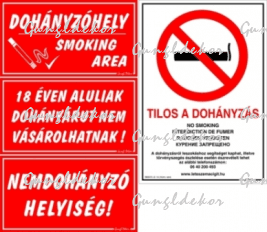 Dohányzásos csomag 1 tábla szett