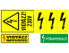 Villamossági érintésvédelmi csomag 1 matrica szett (230V-hoz)