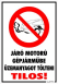 Járó motorú gépjárműbe üzemanyagot tölteni tilos! piktogrammal tábla matrica