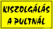 Kiszolgálás a pulnál tábla matrica, sárga színben fekete felirattal