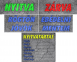 Kreatív nyitvatartásos táblák, repedezett kő felület hatású háttérrel