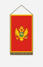 Montenegro asztali zászló