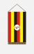 Uganda asztali zászló